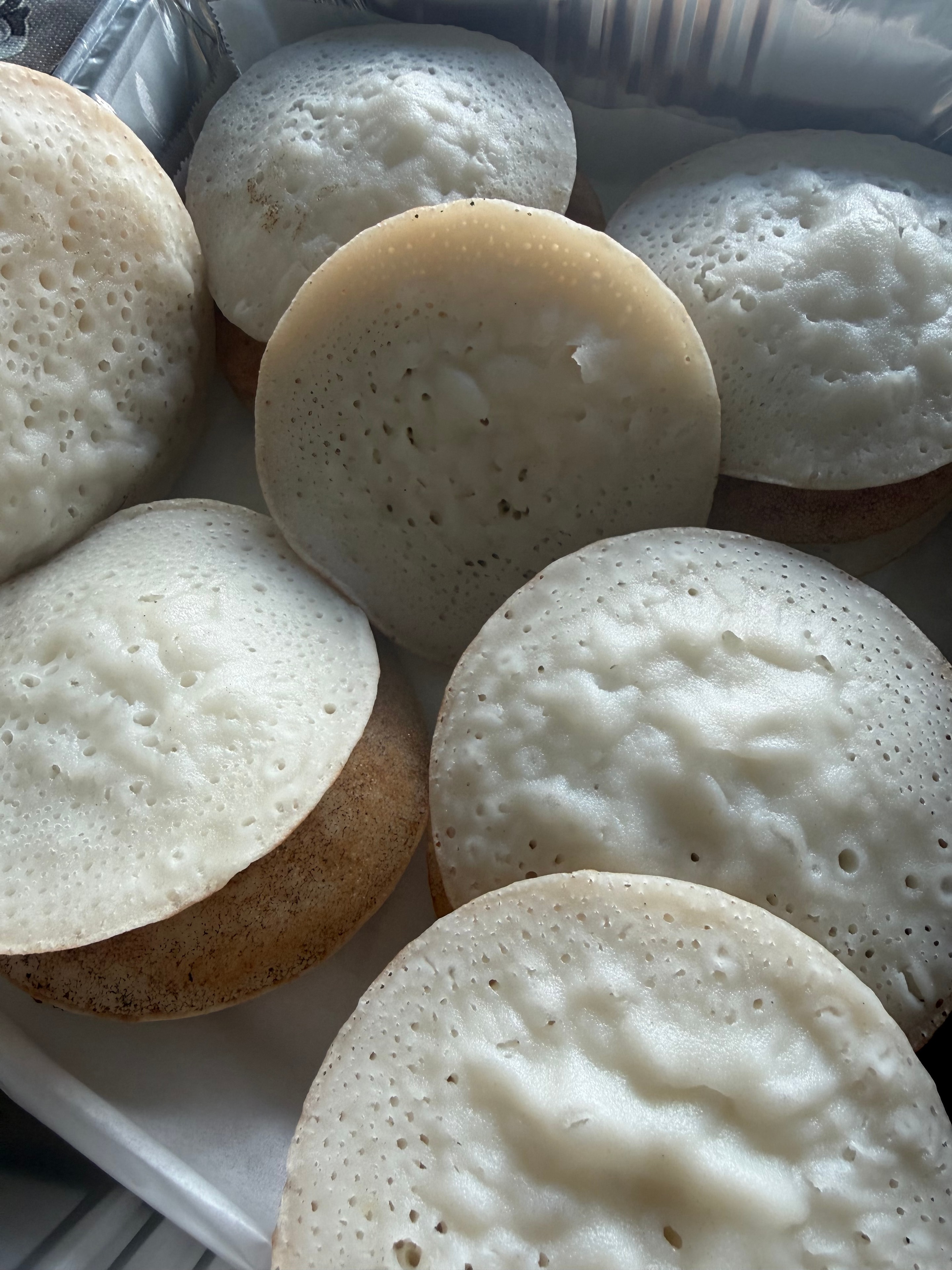 Chitay Pitha — light spongy rice cakes